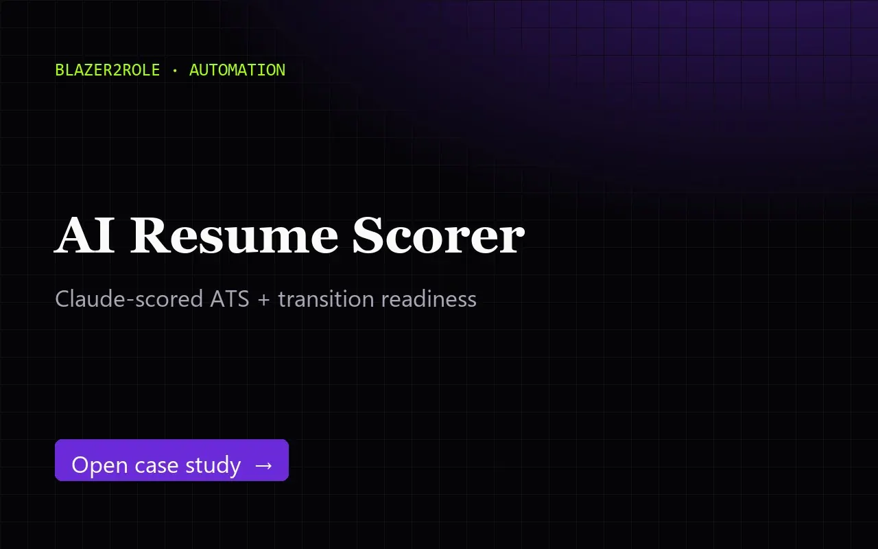 AI Resume Scorer